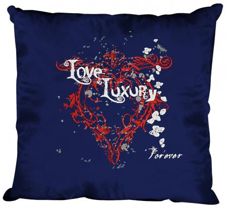 Dekokissen mit Print - Love Luxury - Größe ca. 40 x 40 cm K10835