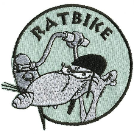 Aufnäher - RATBIKE - 01774 - Gr. ca. 8 cm - Patches Stick Applikation