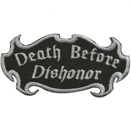 Aufnäher Patches - Death Before Dishonor - 01920 Gr. ca. 10,5cm x 5cm