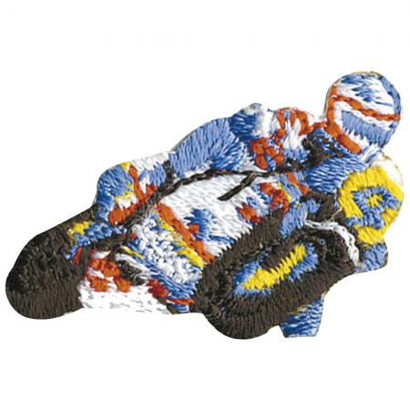AUFNÄHER Patches - Motorradfahrer Biker - 02005 Gr. ca. 3 x 2 cm