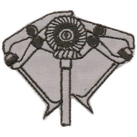AUFNÄHER - V-Motor - 03047 - Gr. ca. 7 x 6 cm - Patches Stick Applikation