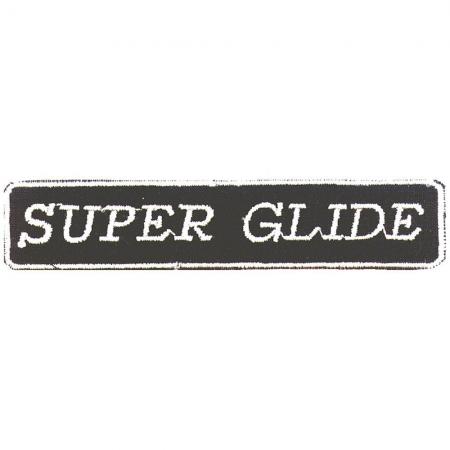 AUFNÄHER - SUPER GLIDE - 03268 - Gr. ca. 10,5 x 2 cm - Patches Stick Applikation