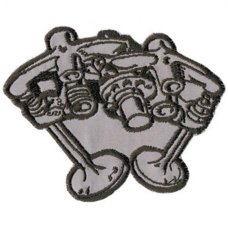 AUFNÄHER - Motor - 04366 - Gr. ca. 8 x 11 cm - Patches Stick Applikation