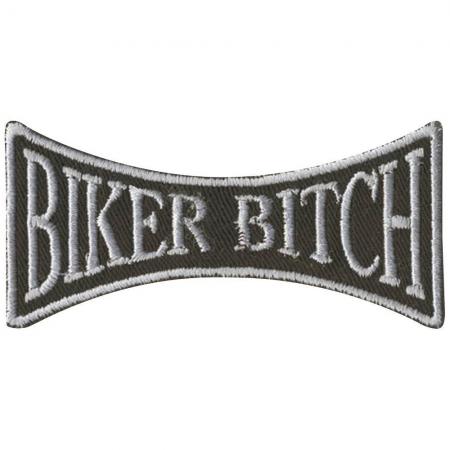 AUFNÄHER - Biker Bitch - 04661 - Gr. ca. 9 x 5 cm - Patches Stick Applikation