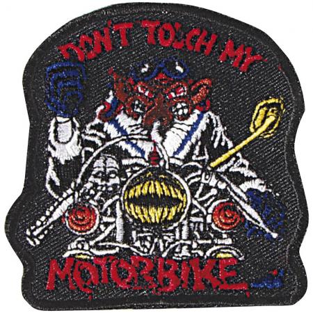 AUFNÄHER - Dont touch my Motorbike - 04961 - Gr. ca. 8 x 8 cm