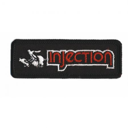 AUFNÄHER - Injection - 06008 - Gr. ca. 10 x 3 cm - Patches Stick Applikation