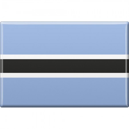 Magnet - Länderflagge Botswana - Gr.ca. 8x5,5 cm - 38020 - Küchenmagnet