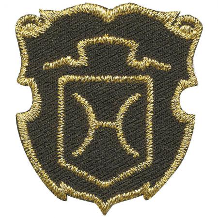 Aufnäher - Brandzeichen Holstein - 02154 - Gr. ca. 3,5 x 4 cm -Patches Stick Applikation