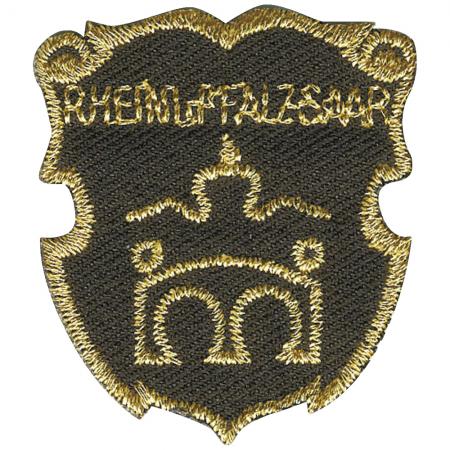 Aufnäher - Brandzeichen Rheinpfalzsaar - 02155 - Gr. ca. 3,5 x 4 cm - Patches Stick Applikation