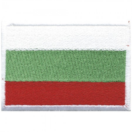 Aufnäher Länderflagge - Bulgarien - 20449 - Gr. ca. 8 x 5cm