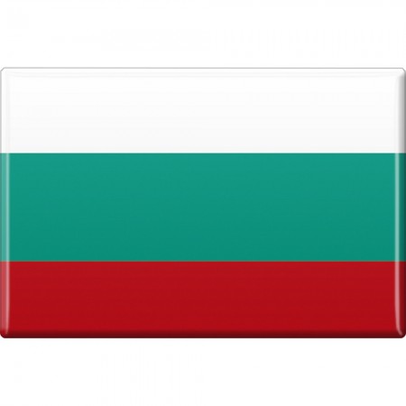 Magnet - Länderflagge - Bulgarien - Gr.ca. 8x5,5 cm - 38023 - Küchenmagnet