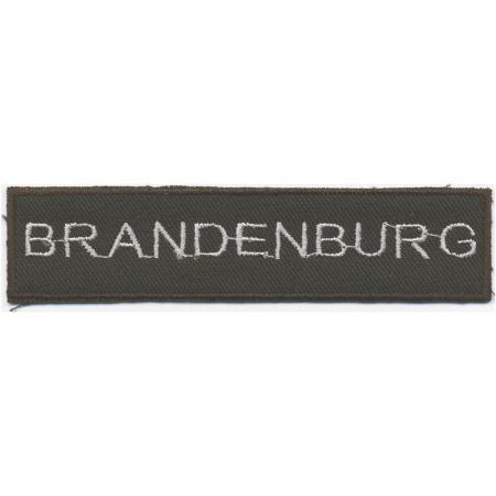 AUFNÄHER - Brandenburg - 04024 - Gr. ca. 11,5 x 2,5 cm - Patches Stick Applikation