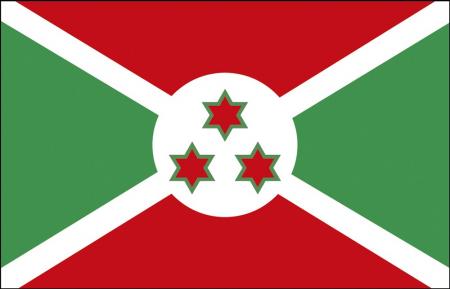 Schwenkfahne - Burundi - Gr. ca. 40x30cm - 77034 - Stockländerfahne