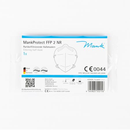 FFP2 Maske - Deutsche Herstellung CE0044 TÜV NORD zertifiziert - Atemschutzmaske