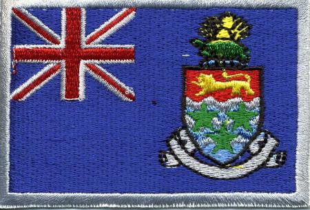 Aufnäher - Caymain-Insel Fahne - 21584 - Gr. ca. 8 x 5 cm
