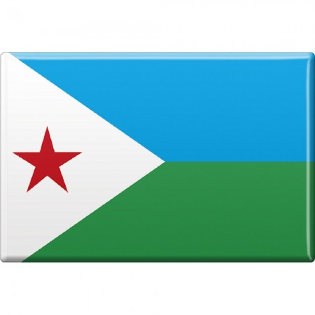 Küchenmagnet - Länderflagge Dschibuti - Gr.ca. 8x5,5 cm - 38031 - Magnet