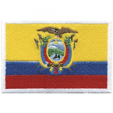 Aufnäher Länderflagge - Ecuador - 20468 Gr. ca. 8 x 5cm