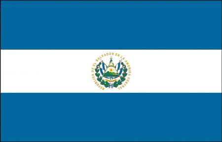 Dekofahne - El Savador - Gr. ca. 150 x 90 cm - 80045 - Deko-Länderflagge