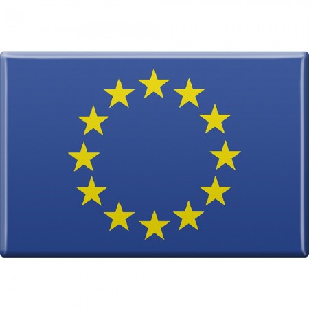 Küchenmagnet - Länderflagge Europa - Gr.ca. 8x5,5 cm - 38034 - Magnet