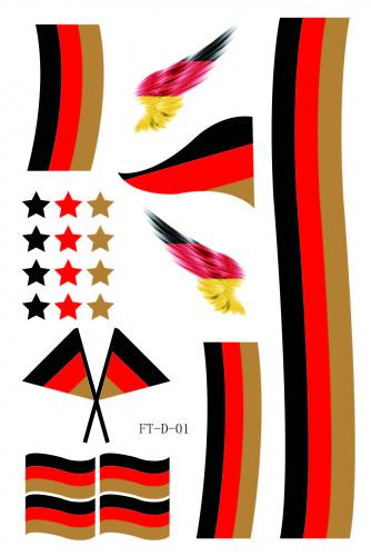 Haut- Tattoo´s  9tlg  Einmal-Tattoo  Deutschland 77883