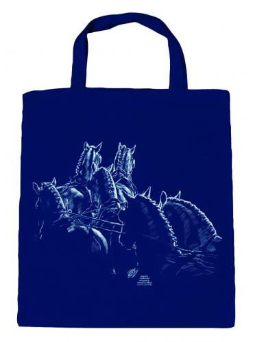 ©Kollektion Bötzel Baumwolltasche - Pferde-Motiv FAHRSPORT - 08833