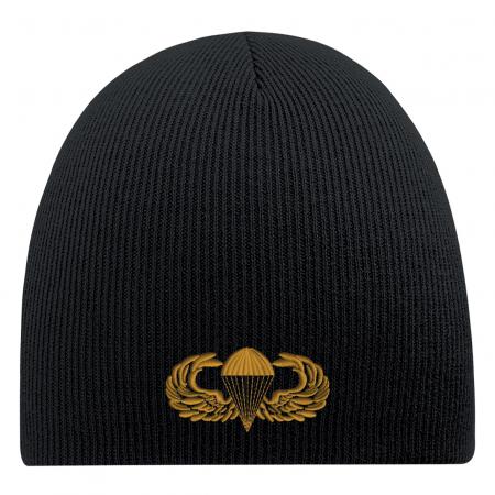 Beanie Mütze Schwinge Fallschirm 55614 Schwarz