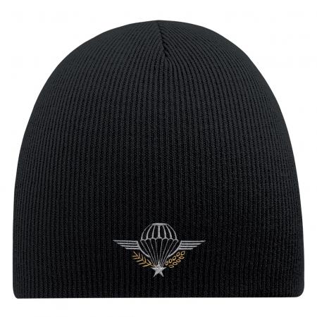 Beanie Mütze Military Heer Fallschirm 55612 schwarz