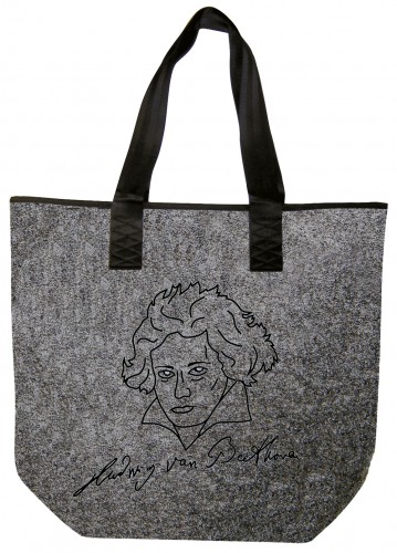 Filztasche mit Einstickung - LUDWIG VAN BEETHOVEN - 26146 - Tasche Shopper Umhängetasche Bag