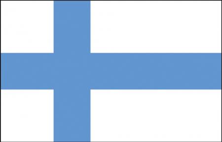 Fahne - Finnland - Gr. ca. 40x30cm - 77050 - Länderflagge Stockländerfahne