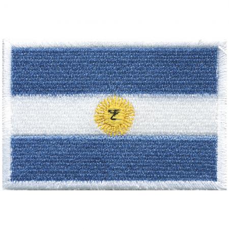 AUFNÄHER - Flagge Argentinien - 20442 - Gr. ca. 8 x 5 cm - Patches Stick Applikation