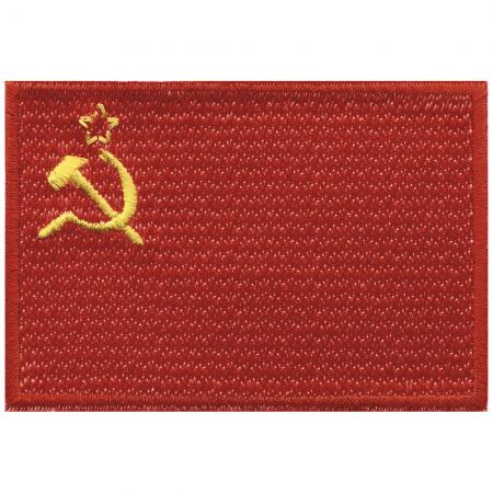 Aufnäher Patches Länderflagge Fahne - UDSSR - 21439 Gr. ca.  8 x 5 cm