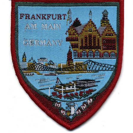 AUFNÄHER - Aufbügler - Frankfurt - 04016 - Gr. ca. 7 x 8 cm - Patches Stick Applikation
