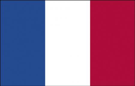 Auto-Länderflagge - Frankreich - Gr. ca. 40x30cm - 78051 - Fahne mit Klemmstab Autoländerfahne