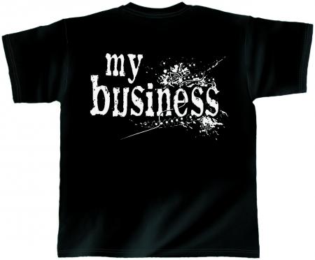 T-Shirt mit Vorder- und Rückenprint - My Buisness - 10399 - von ROCK YOU MUSIC SHIRTS - Gr. S-2XL