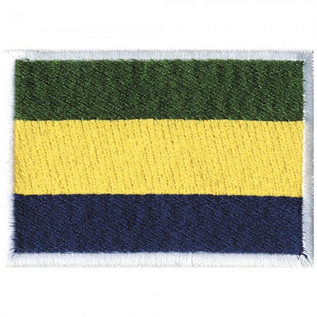 Aufnäher Länderflagge - Gabun - 20403 - Gr. ca. 8 x 5cm
