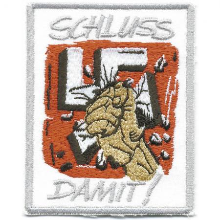 AUFNÄHER - Nazis - Schluss damit - 06113 - Gr. ca. 7 x 5 cm