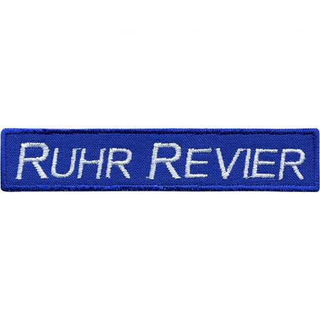 AUFNÄHER Patches Stick Applikation - Ruhr Revier - 00614 Gr. ca. 10 x 2 cm