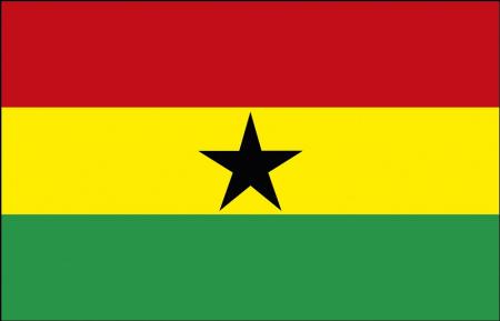 Dekofahne - Ghana - Gr. ca. 150 x 90 cm - 80054 - Deko-Länderflagge