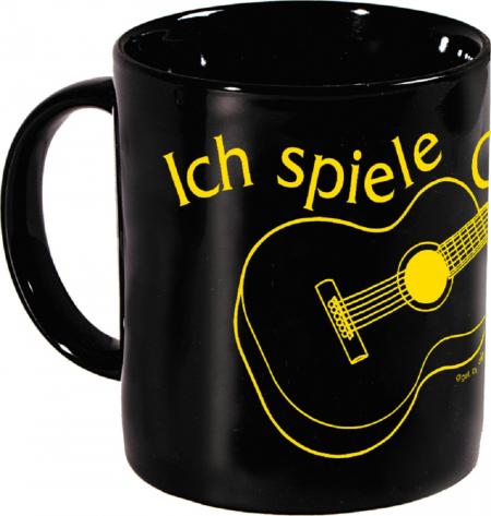 Keramiktasse mit Print Ich spiele Gitarre.... 57504