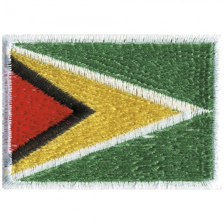 Aufnäher Länderflagge Patches - Guyana - 20407 Gr. ca. 8 x 5cm