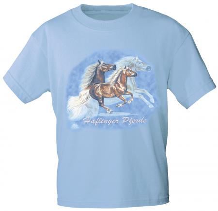 Kinder-T-Shirt mit Print - Haflinger Asterix - 08243 hellblau - ©Kollektion Bötzel - Gr. 110-164