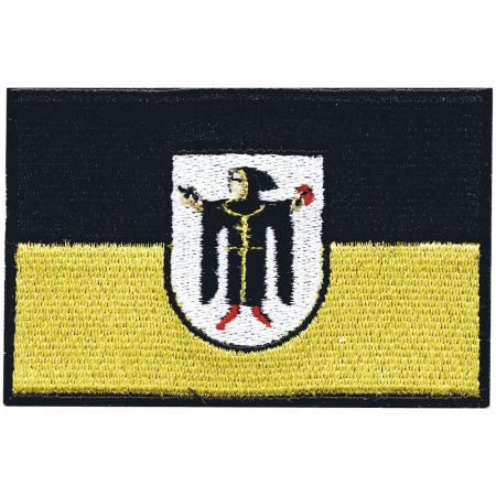 AUFNÄHER - Wappen - München - 00336 - Gr. ca. 8,5 x 5,5 cm - Patches Stick Applikation