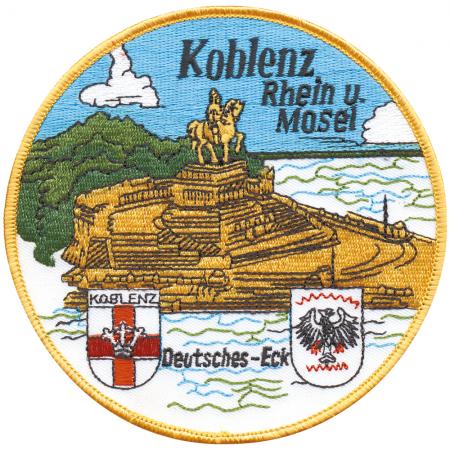 AUFNÄHER Patches Applikation - KOBLENZ - 04028 Gr. ca. 7 cm