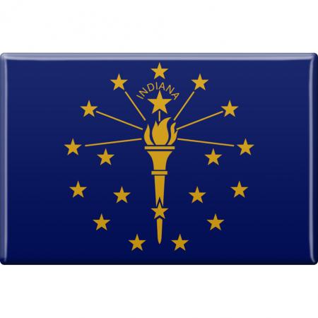 MAGNET - US-Bundesstaat Indiana -Gr. ca. 8 x 5,5 cm - 37114 - Küchenmagnet
