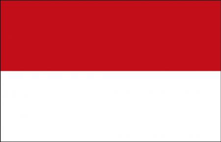 Autoscheiben-Flagge - Indonesien - Gr. ca. 40x30cm - 78065 - Dekofahne Flagge Autoländerfahne