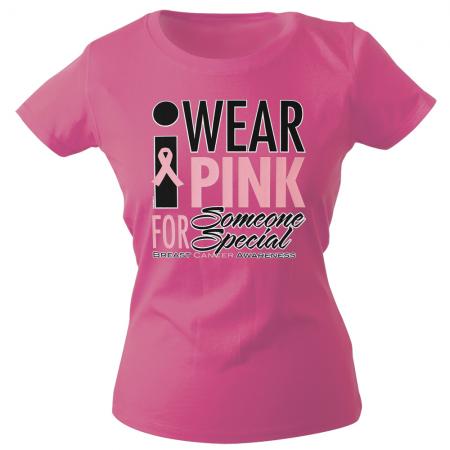 Girly-Shirt mit Print Wear Pink for Someone Special - G12167 Gr. XS-2XL