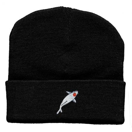 Hip-Hop Mütze Koi weiß klein KO901 schwarz