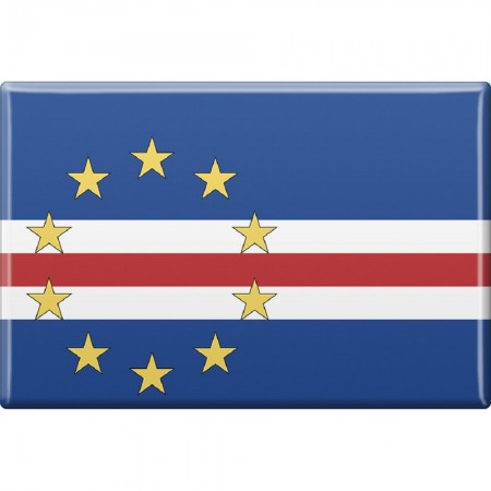 Kühlschrankmagnet - Länderflagge KapVerde - Gr.ca. 8x5,5 cm - 38057 - Magnet