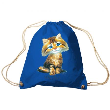 Trendbag Sporttasche Turnbeutel Print Katze Cat Who me? - 65141 versch. Farben