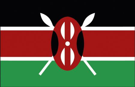 Flagge Stockländerfahne - Kenia - Gr. ca. 40x30cm - 77081
